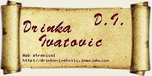 Drinka Ivatović vizit kartica